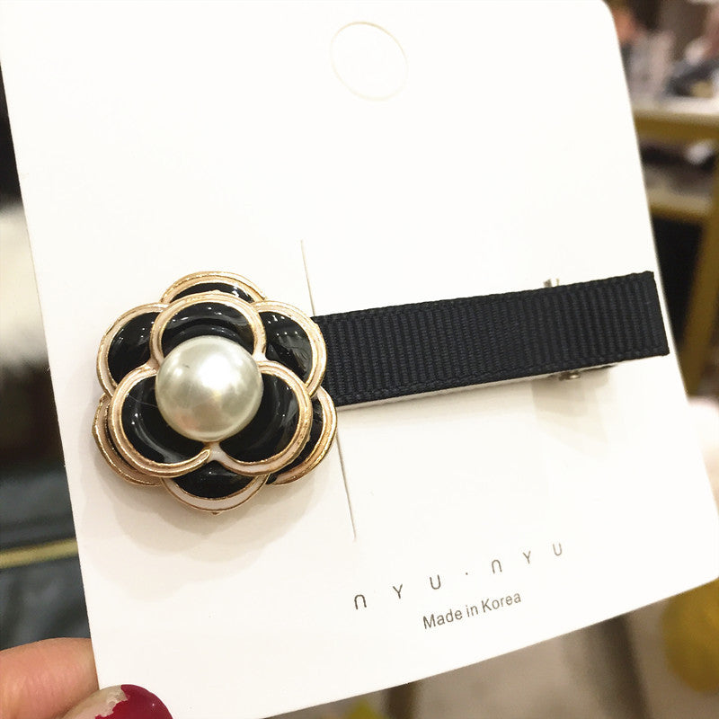 Fragrant Pearl Rhinestone Hairpin