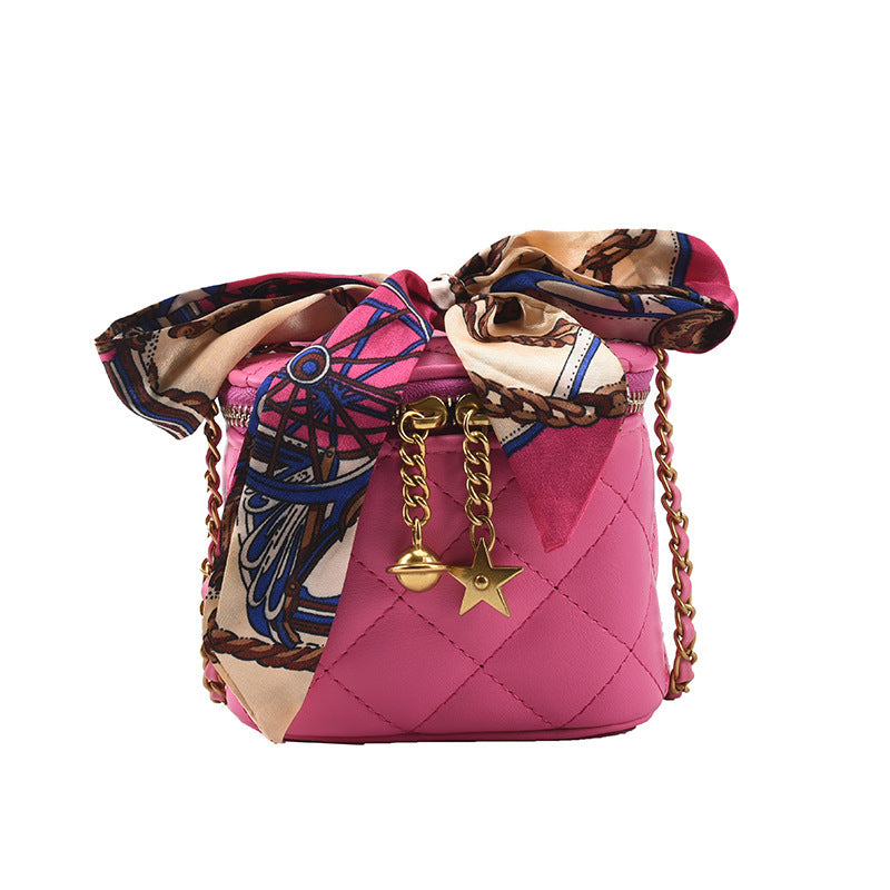 Mini Embroidery Thread Box Bag Chain Shoulder Bag Messenger Bag