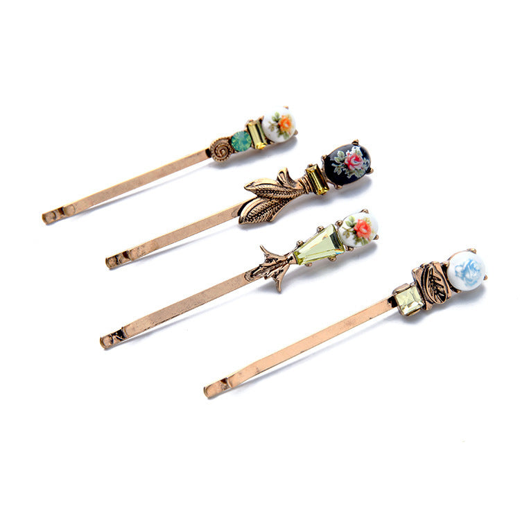 Personalisierte Blumen -Damen -Haarnadel