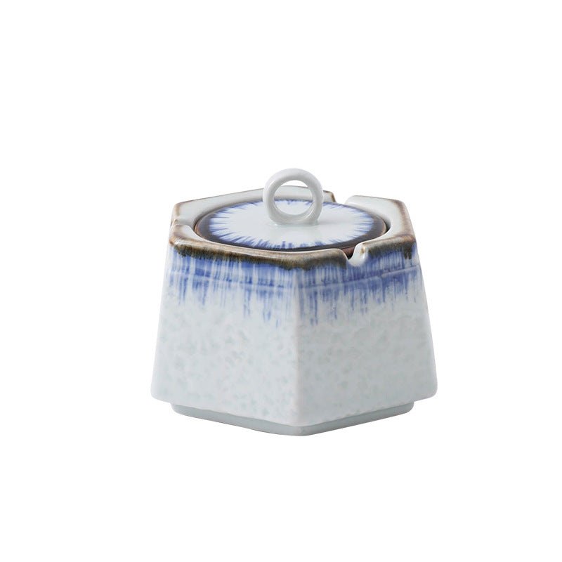 Retro Creative Underglaze Porzellan -Aschenbecher