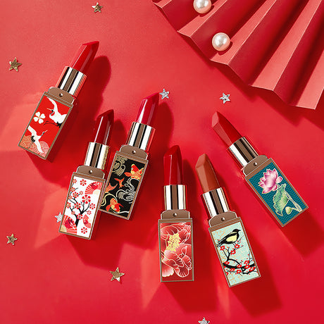 Lipstick Gift Set with 6 Ancient Style Series Matte Shades-1