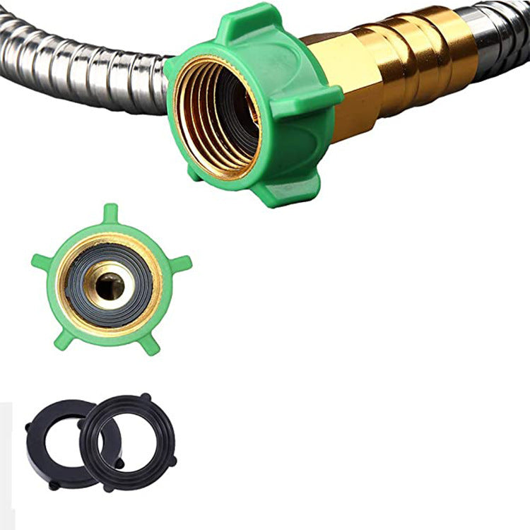 Gardening Hose Adjustable Stainless Steel Nozzle Hose