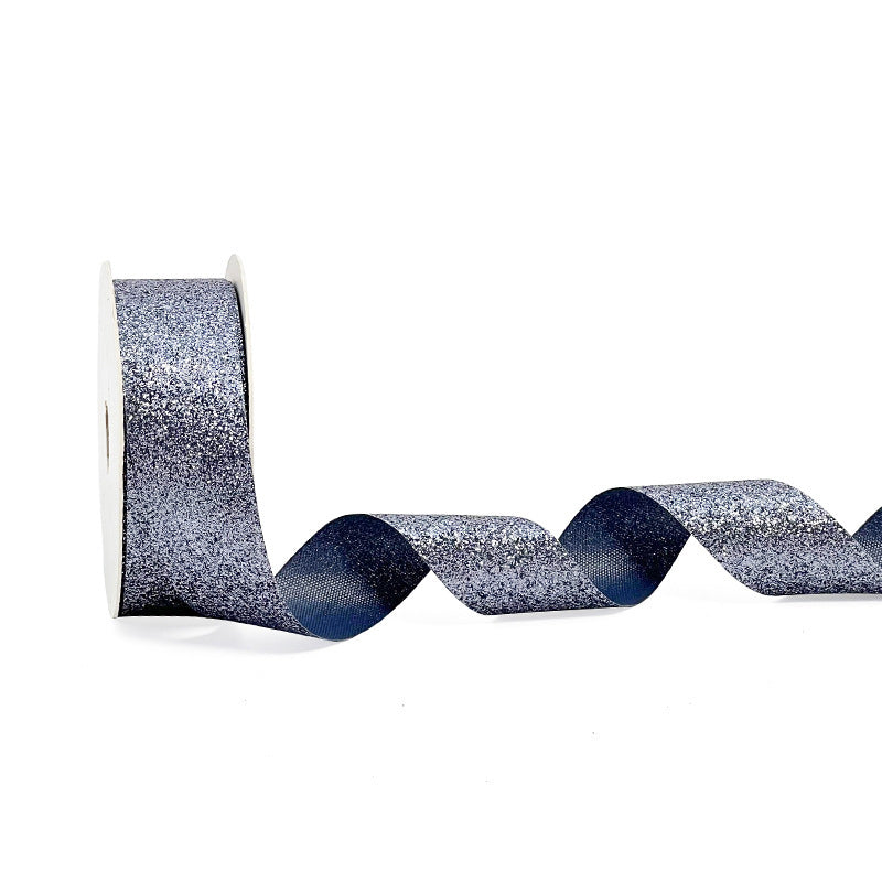 Super Shiny Gold Colorful Christmas Gift Flower Gift Wrap with Satin Ribbon