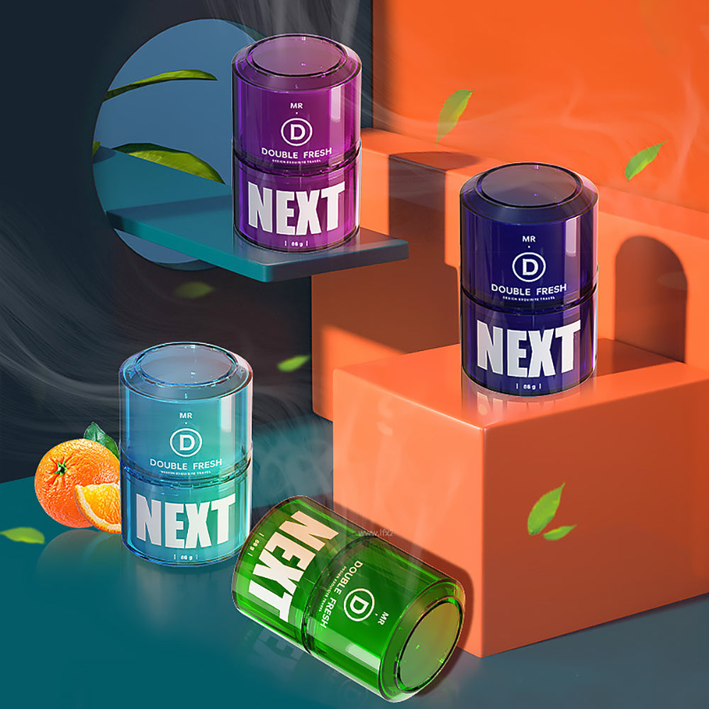 Car Aromatherapy Solid Balm Light Floral Fruity Scent-1