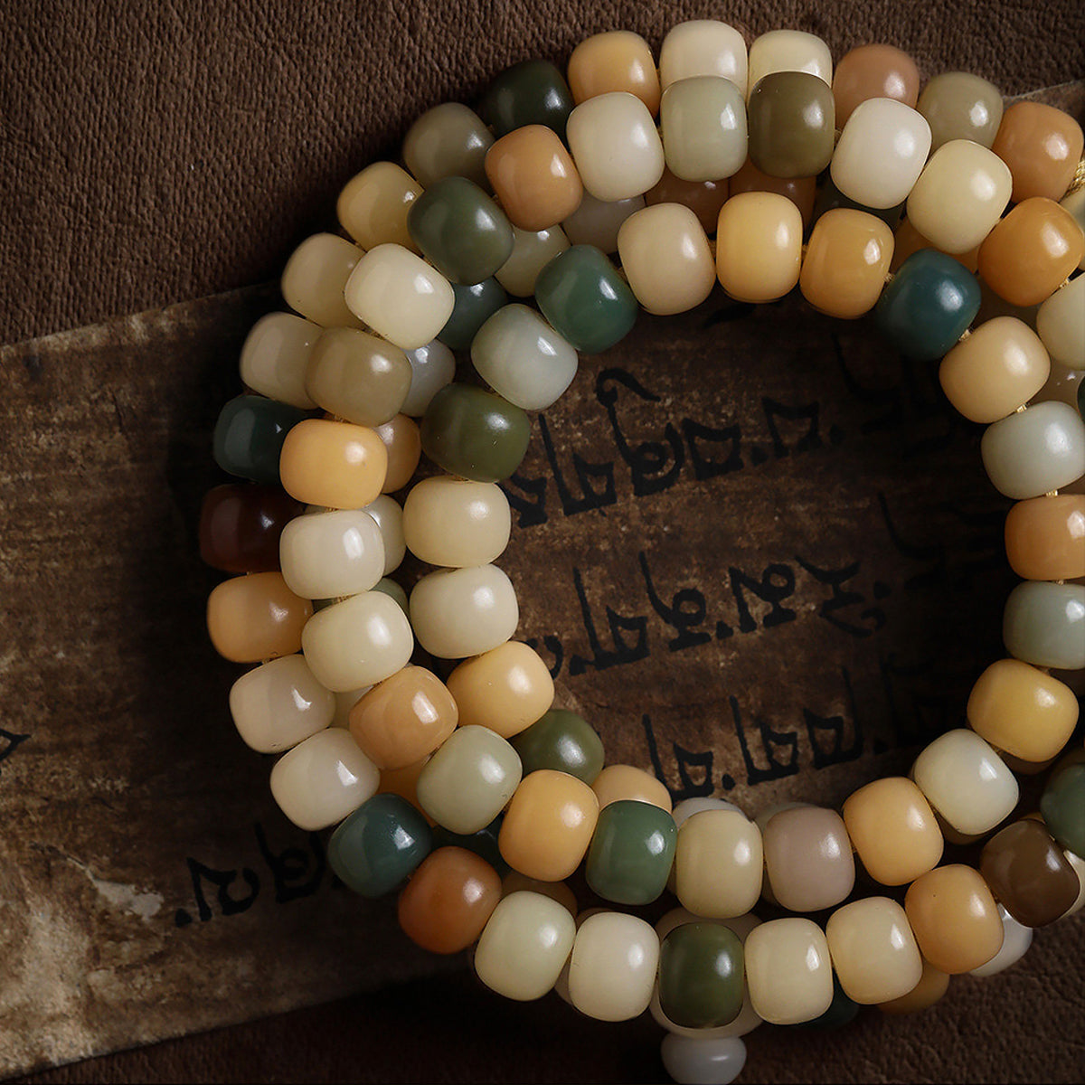 108 Bead Stone Mala Necklace for Meditation-2