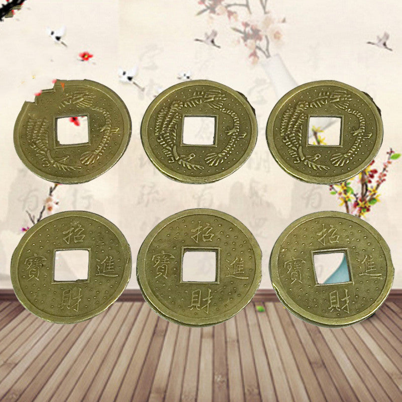 Qing -Dynastie zehn Kaiser Antike Bronzemünzen