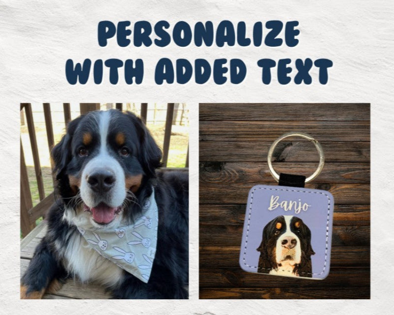 Personalisierter Schlüsselanhänger für Haustierfotos Kleiner Anhänger