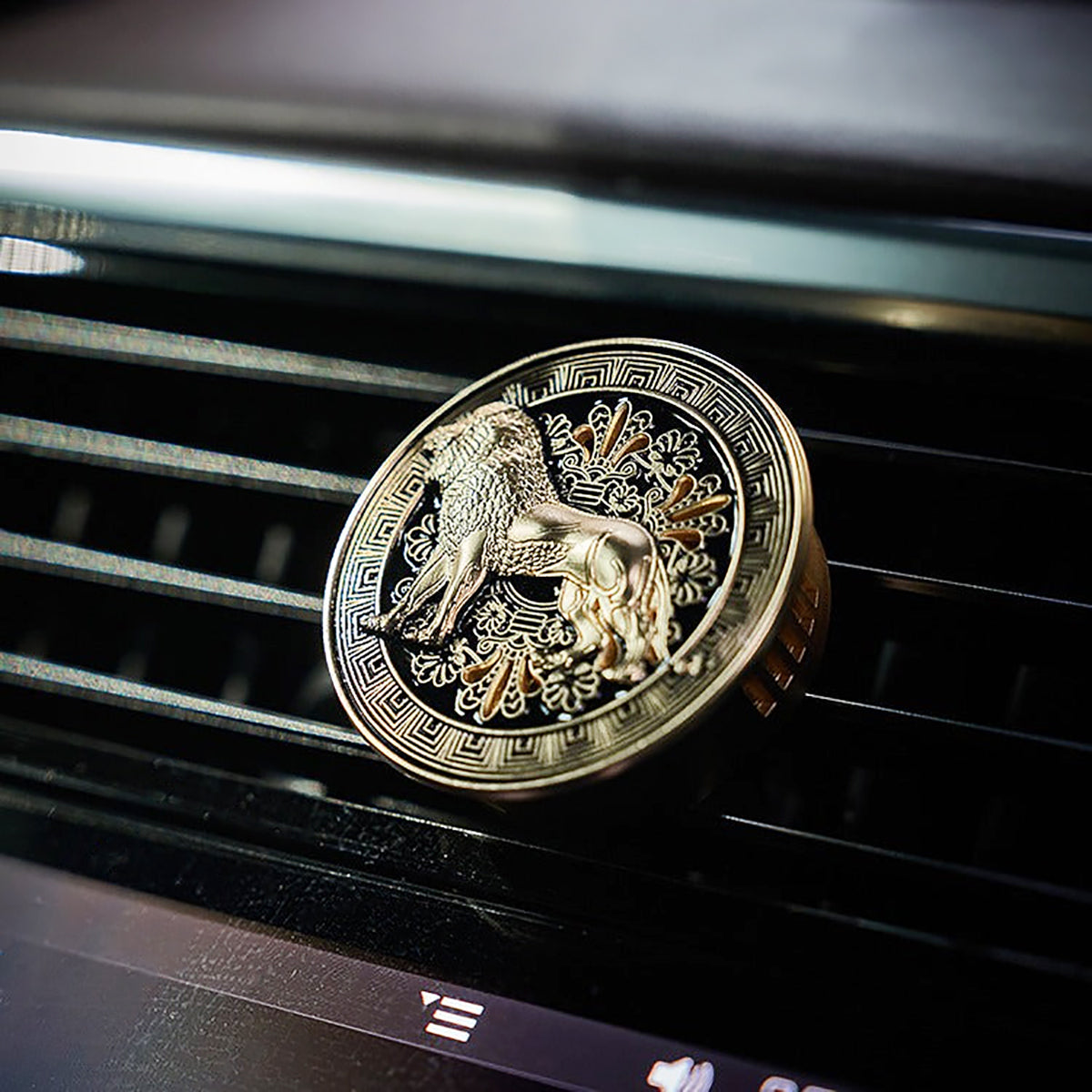 Assyrian Series Lion Diatom Mud Car Aromatherapy-2