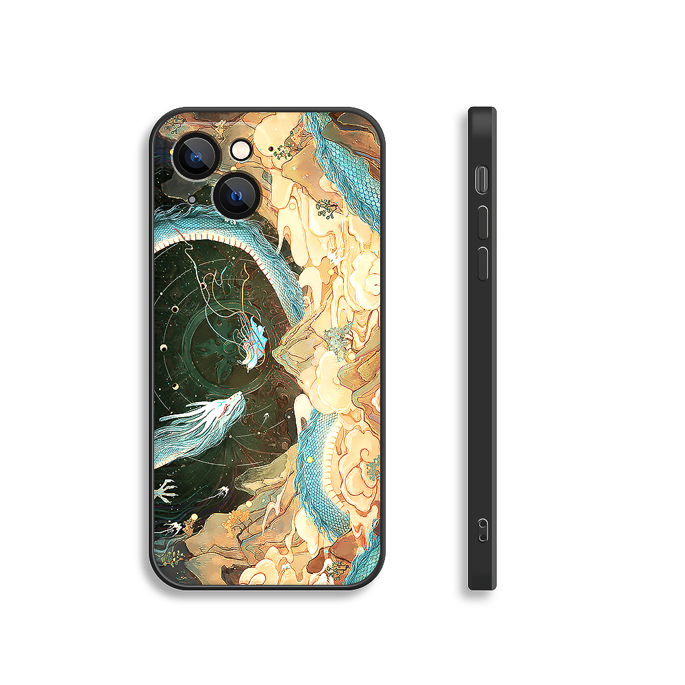 Apple iPhone dragon silicone case with anti-slip design