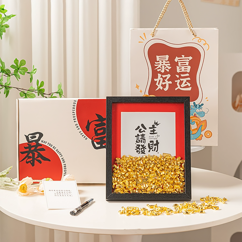 Birthday Gift Ideas for Sisters Get Rich Chinese New Year Ornament-2