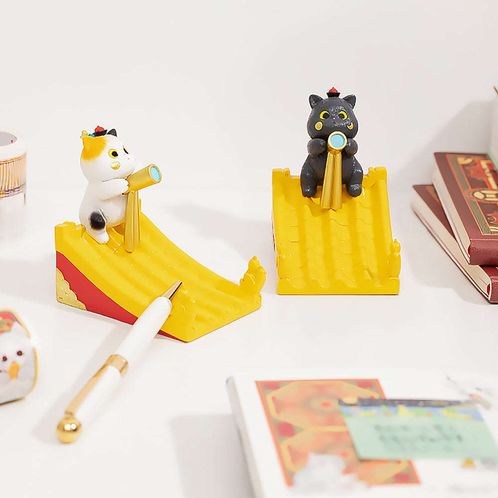 Birthday Gifts Forbidden City Chinese Cat Stargazing Phone Holder-2