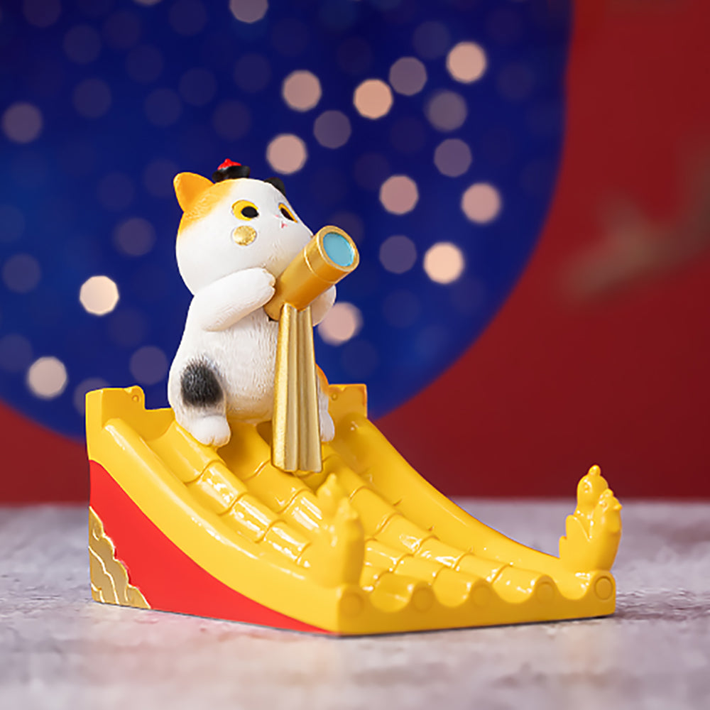 Birthday Gifts Forbidden City Chinese Cat Stargazing Phone Holder-3