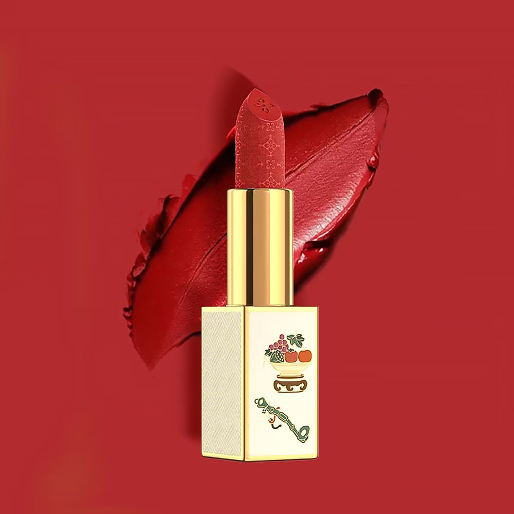 Rosa Red Moisturizing Lipstick Inspired by Classic Oriental Motifs-2