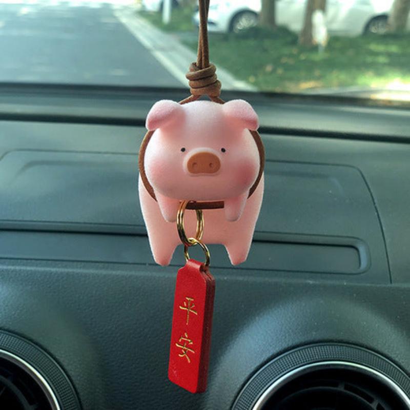 Cartoon Lulu Pig Car Decorations Pendant-5