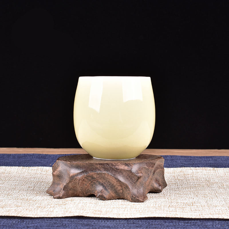 Celadon Tea Cup Ge Kiln Crazed Glaze Ceramic Tea Set-4