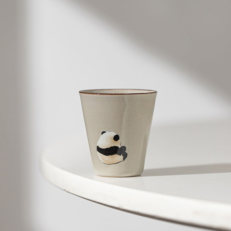 China Panda House Tea Set Household Ceramic Cup Lovely Hostess Cup-6