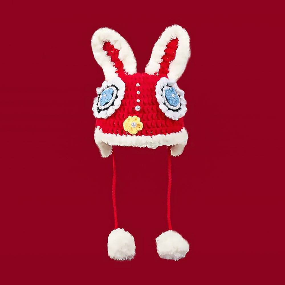 Chinese Knitted Tiger Head Hat-7