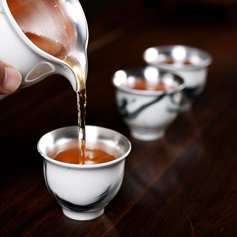 Chinese Office Oolong Tea Set Celestial Dragon Automatic Tea Cup-3