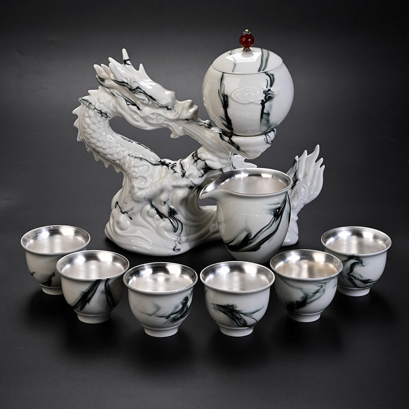Chinese Office Oolong Tea Set Celestial Dragon Automatic Tea Cup-4
