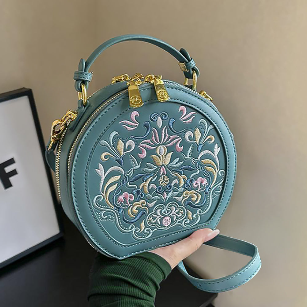 Embroidered Shoulder Bag Daily Fashion Gift for Her-5