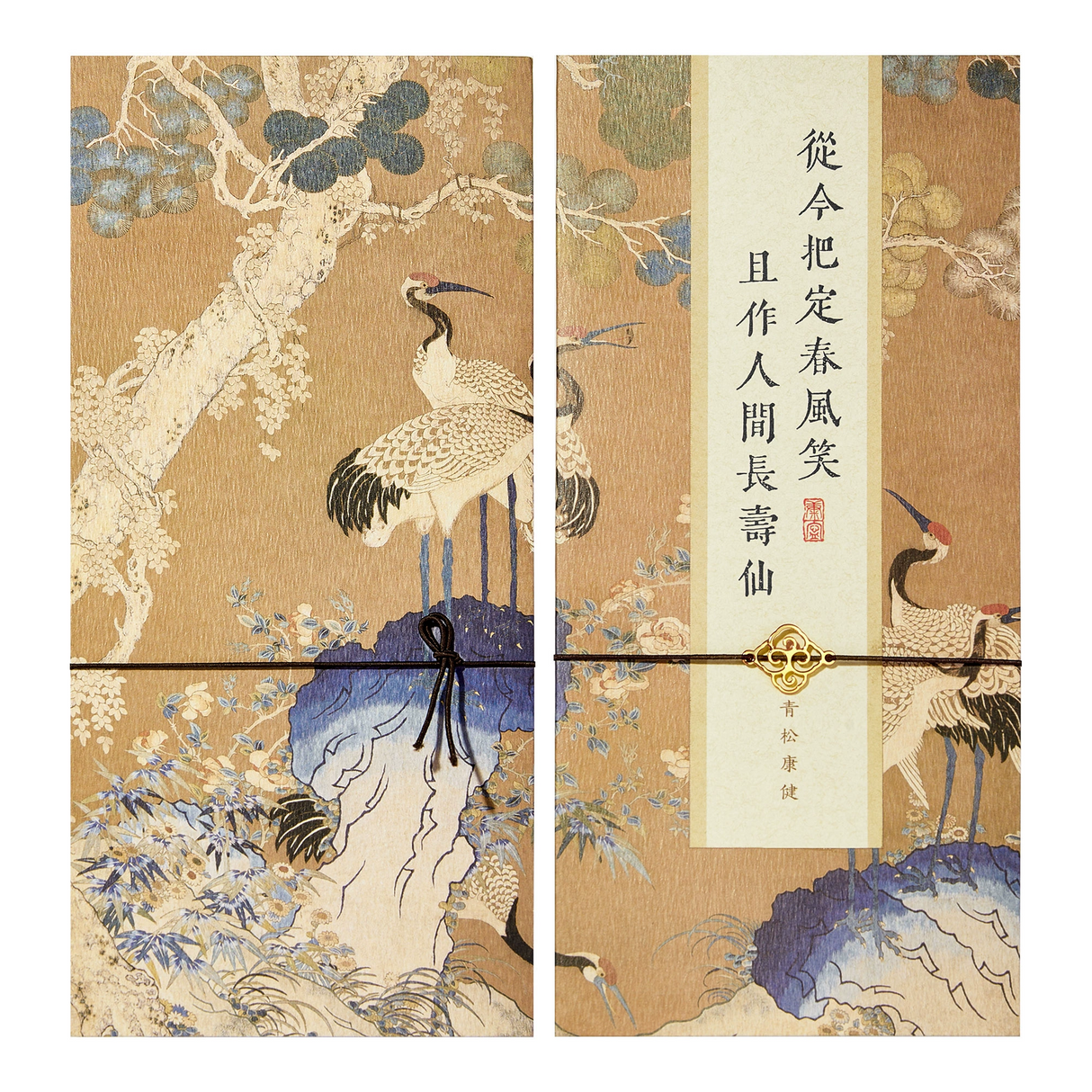 Chinese Style Greeting Cards Birthday Cards Jinshu Series High-end Small Cards-11