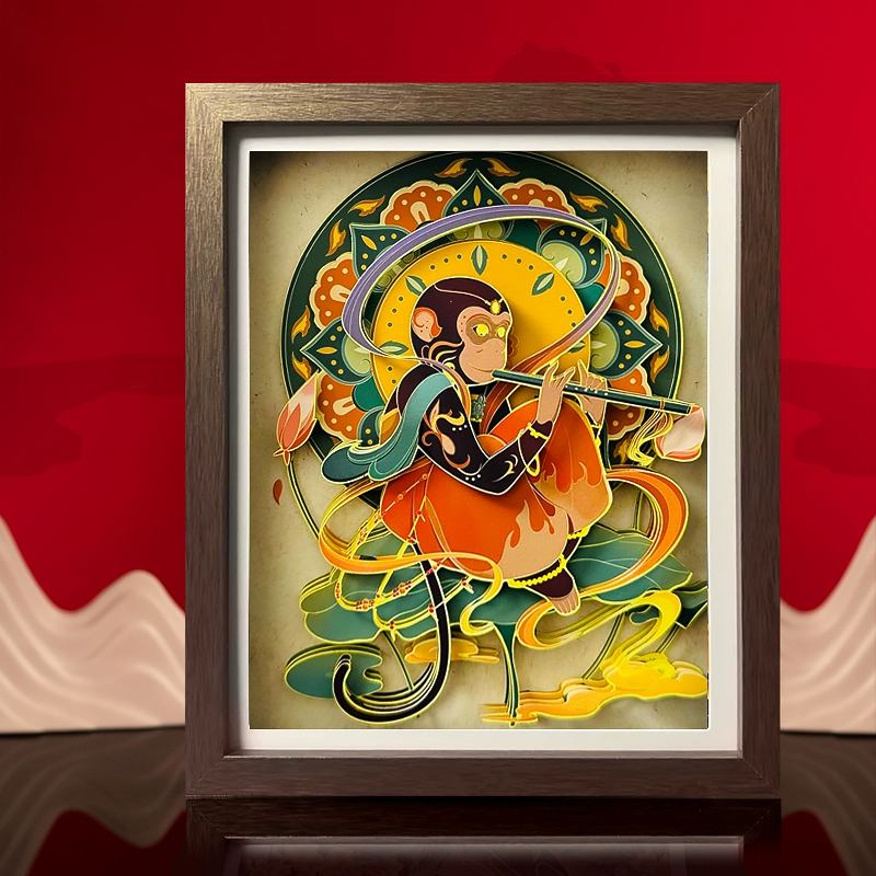 Chinese Zodiac Dunhuang Paper-Cut Ornament Personalized Art Gift-13