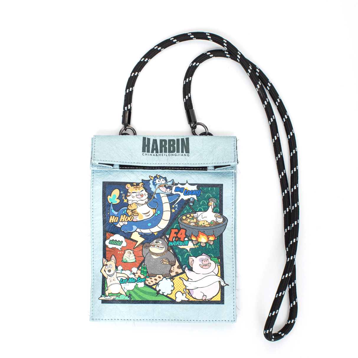 Crossbody Bag: Long Jiang F4 Dupont Paper Small Shoulder Bag-5