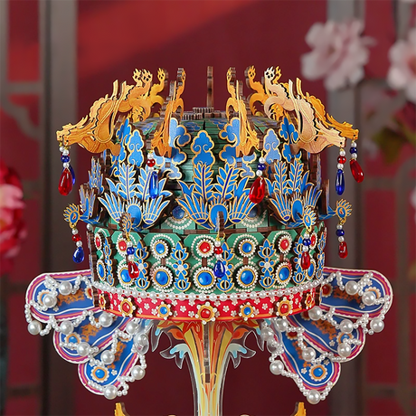 Phoenix Crown Music Box Puzzle Inspired by Chinese Royalty-2
