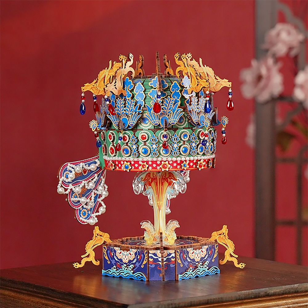 Phoenix Crown Music Box Puzzle Inspired by Chinese Royalty-3