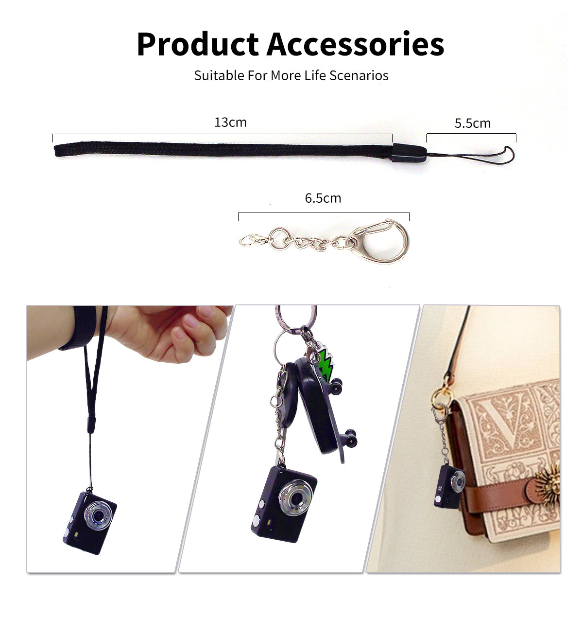 Blue Mini HD Camera 1080p Portable Gift for Teens and Students-6