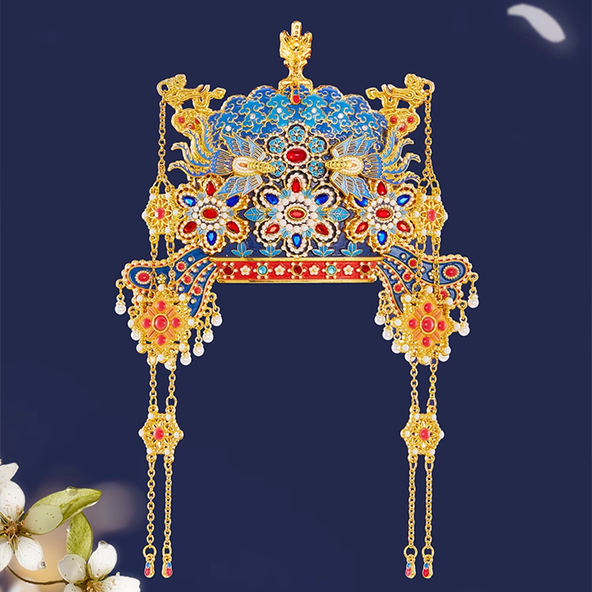 Dimensional Fridge Magnet Empress Xiaojing's Phoenix Crown Refrigerator Magnets Souvenirs-4