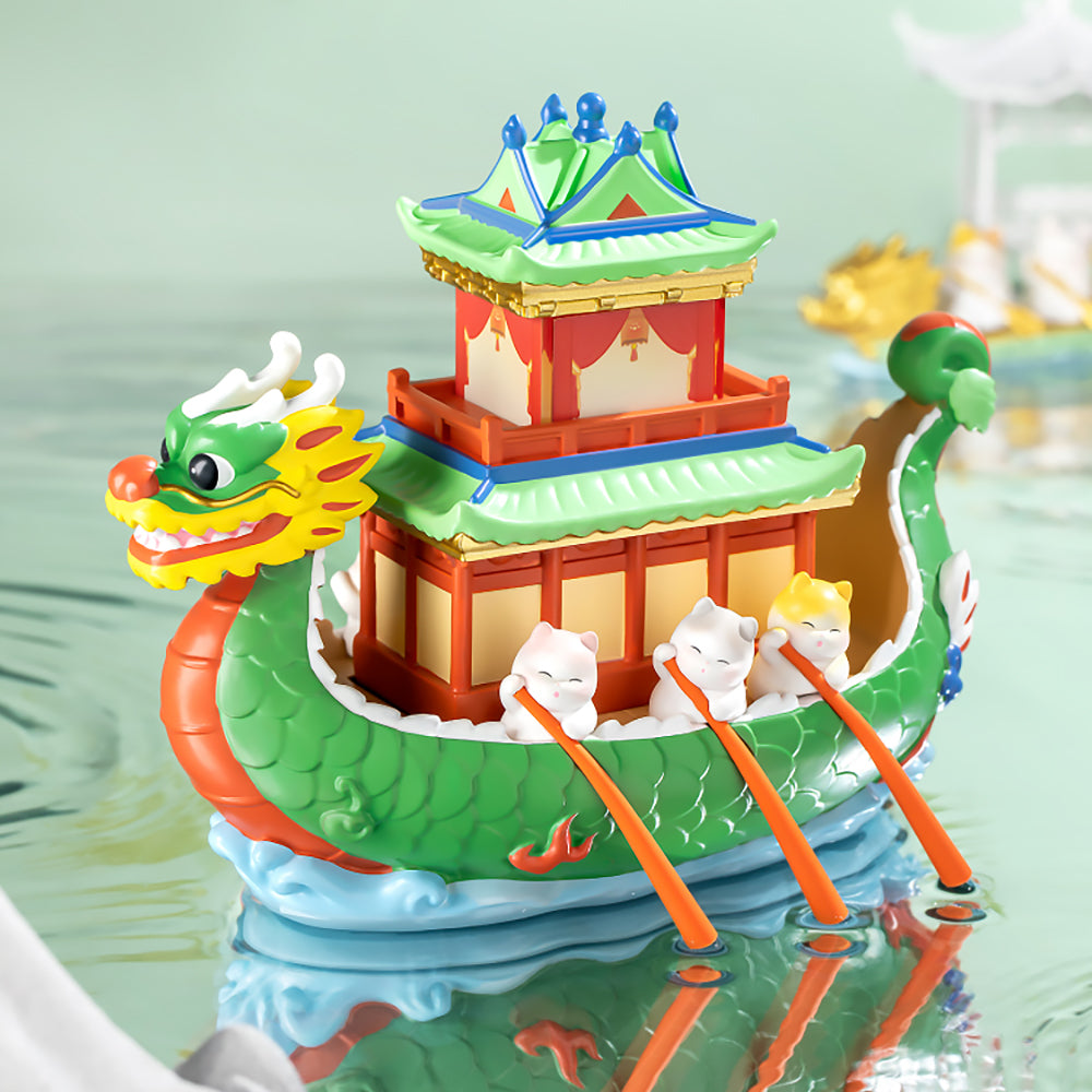 Dragon Boat Festival Night Light Large Dragon Boat Ornaments Personalized Gifts-1