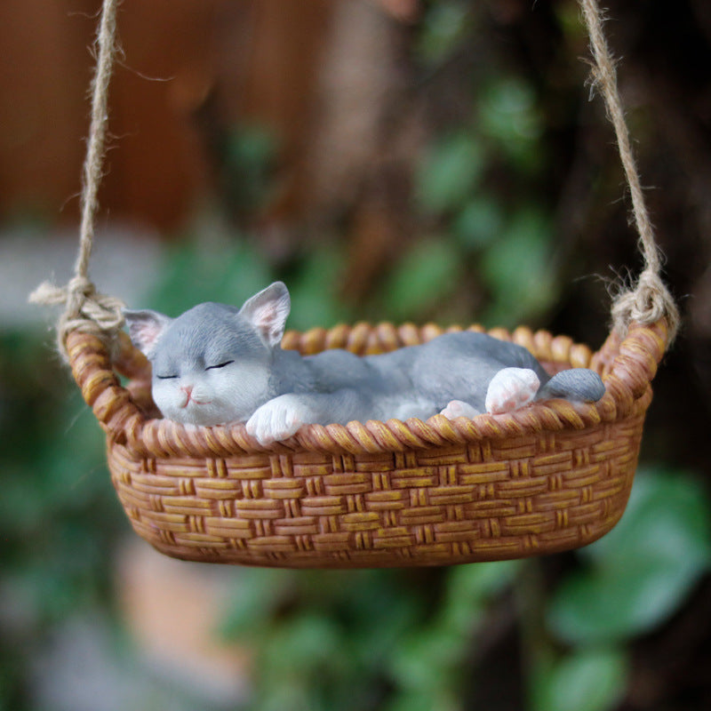 Easter Resin Rabbit Decoration Adorable Spring Charm for Home & Party Decor-6