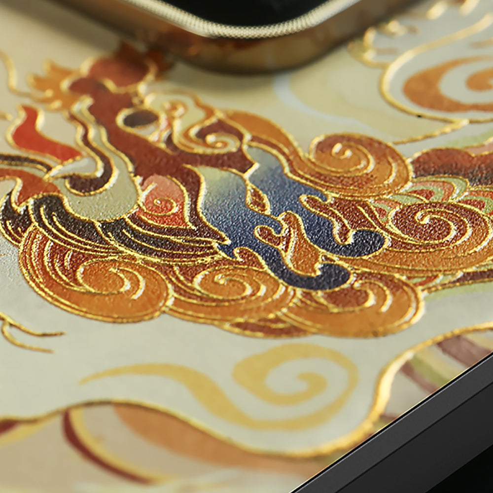 Embossed Qilin Apple iPhone Series Mobile Phone Case-5