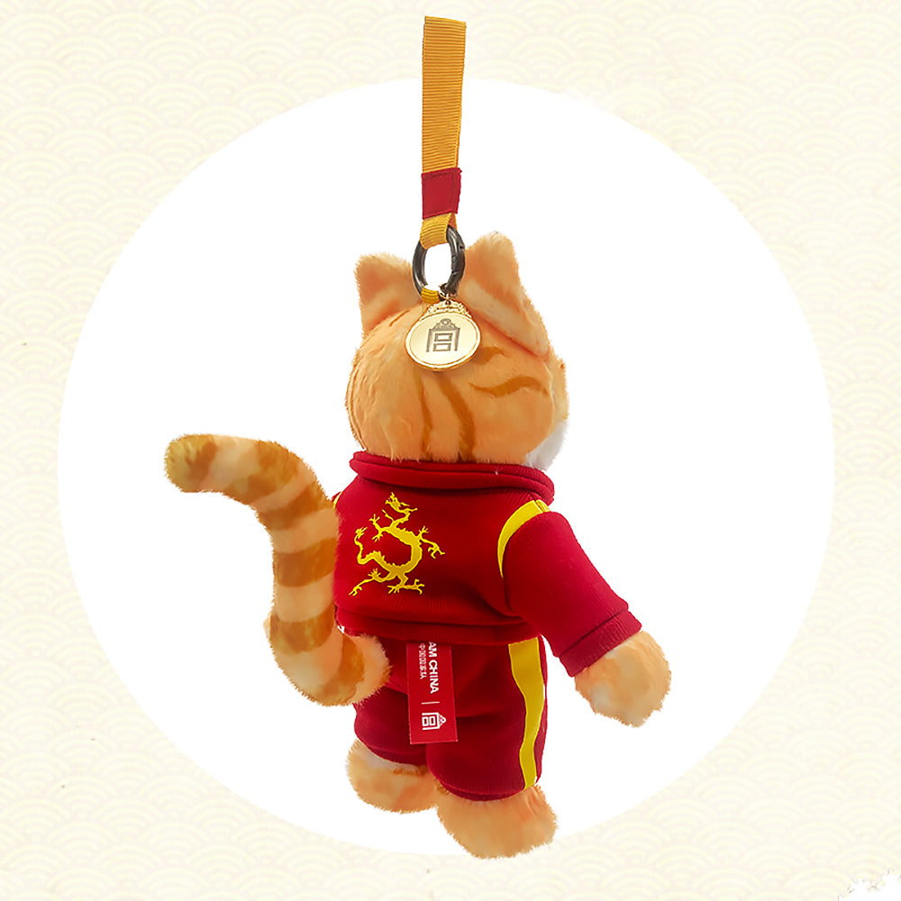 Forbidden City Palace Cat Plush Doll Ornament-2