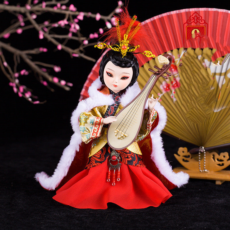 Four Beauties of Ancient Chinese Dunhuang Flying Silk Figure Ornaments-3