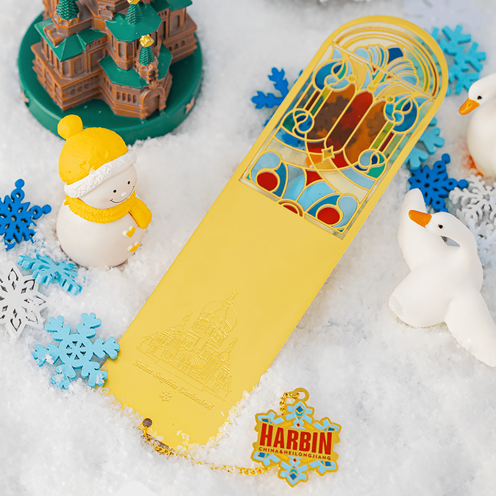 Gifts for Book Lovers Saint Sophia Cathedral Flower Window Bookmark-1