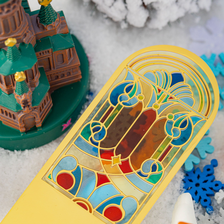 Gifts for Book Lovers Saint Sophia Cathedral Flower Window Bookmark-2