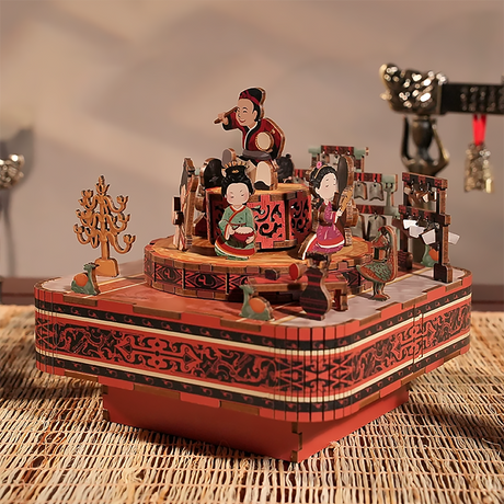 Wooden Music Box 3D Puzzle Graduation Gift Inspired by Han Yuefu-2