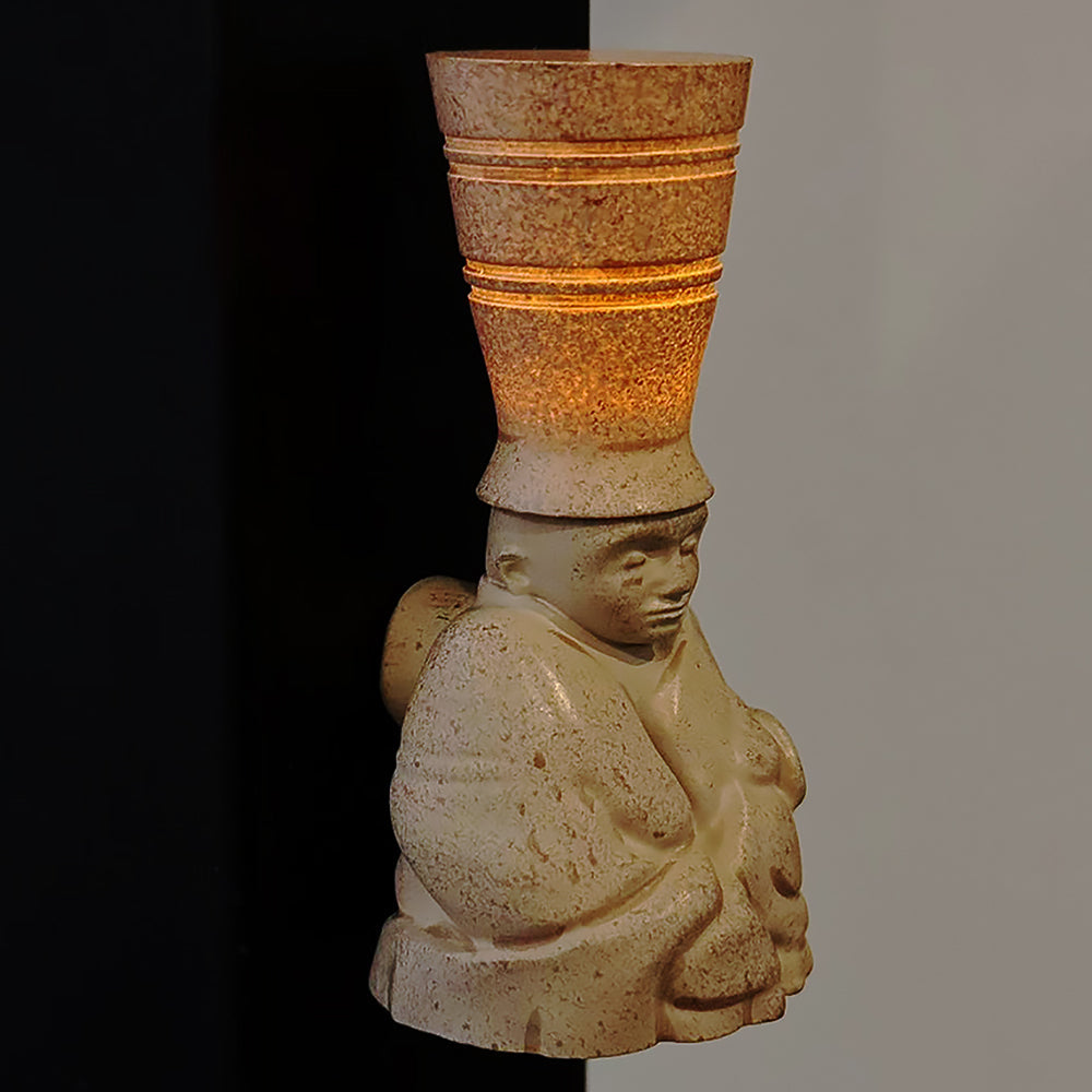 Pottery Lamp Fridge Magnet Chinese Ceramic-Style Souvenir-2