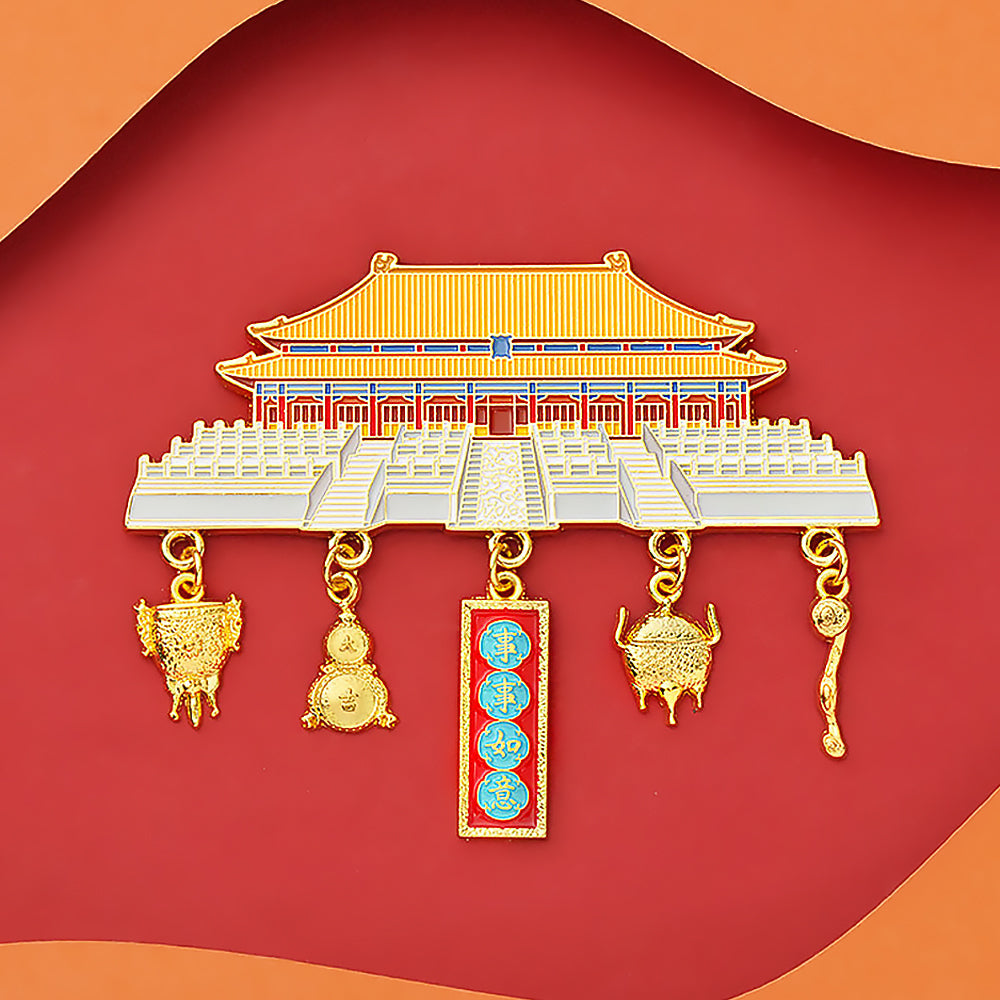 Hall of Supreme Harmony Fridge Magnet Forbidden City Creative Decor-3