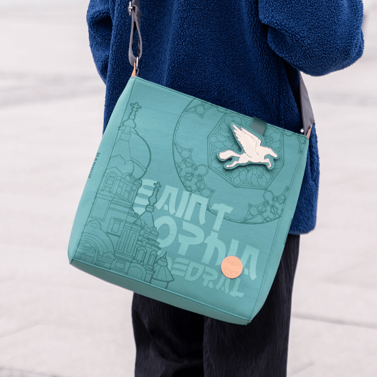 Harbin City Limited Edition Unisex Saint Sophia Cathedral Tote Bag-4