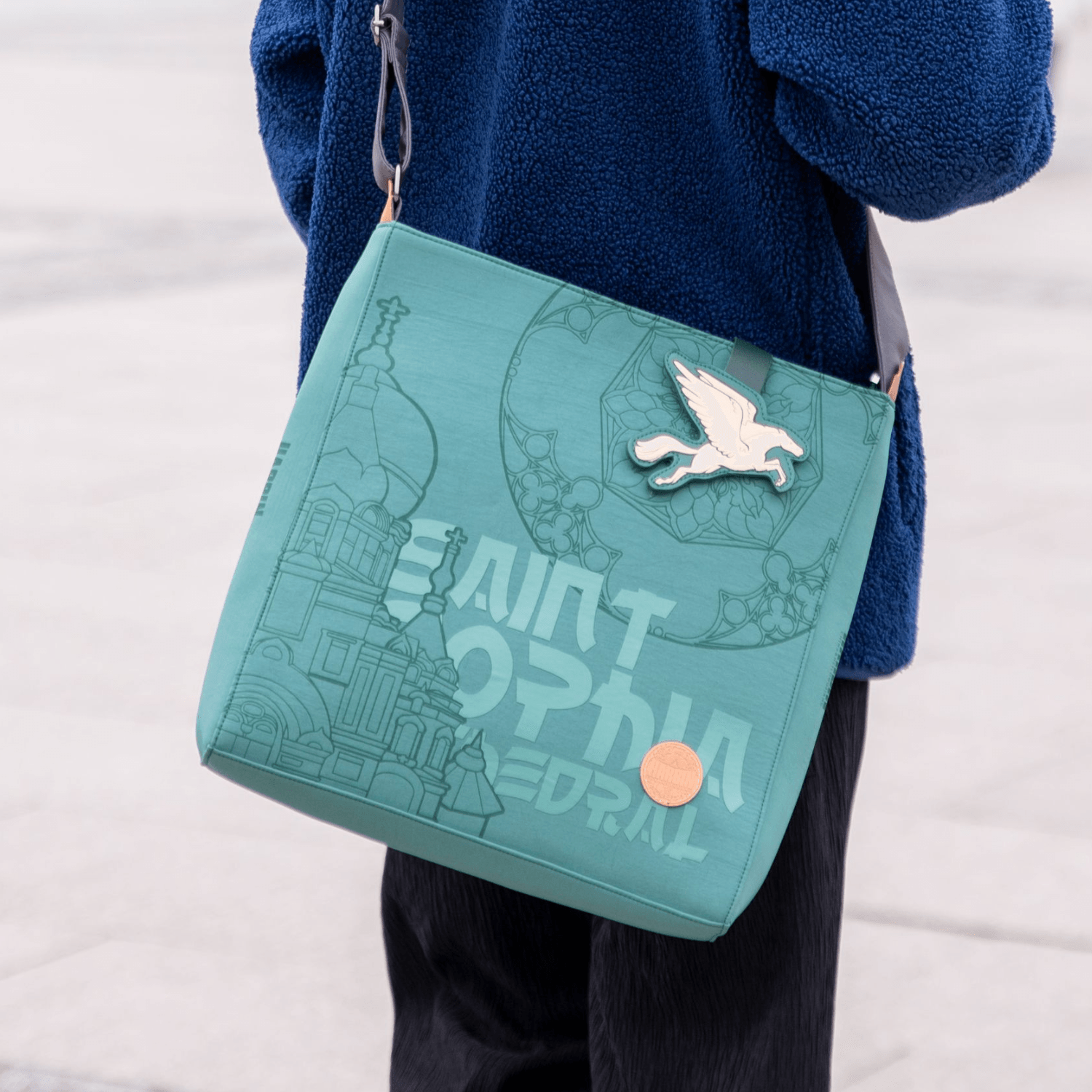 Harbin City Limited Edition Unisex Saint Sophia Cathedral Tote Bag-4