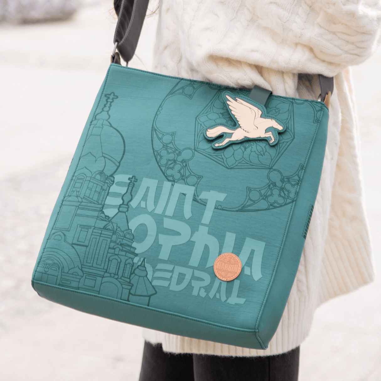 Harbin City Limited Edition Unisex Saint Sophia Cathedral Tote Bag-5