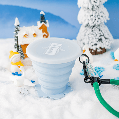 Harbin Ice and Snow Series Snowflake Portable Silicone Collapsible Water Cup-1