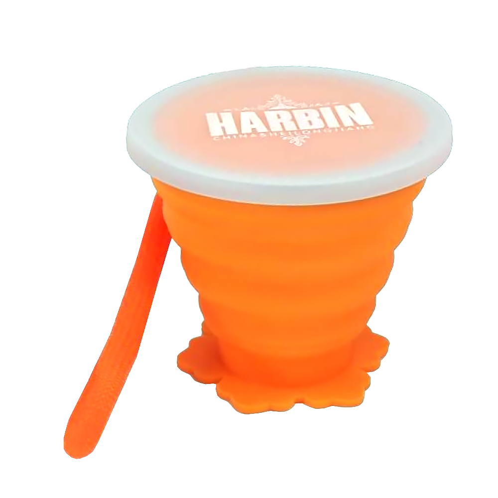 Harbin Ice and Snow Series Snowflake Portable Silicone Collapsible Water Cup-9
