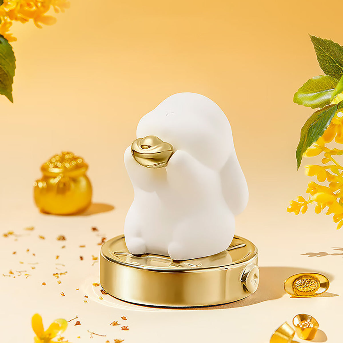 Jade Rabbit Car Air Freshener with Osmanthus Aroma-1