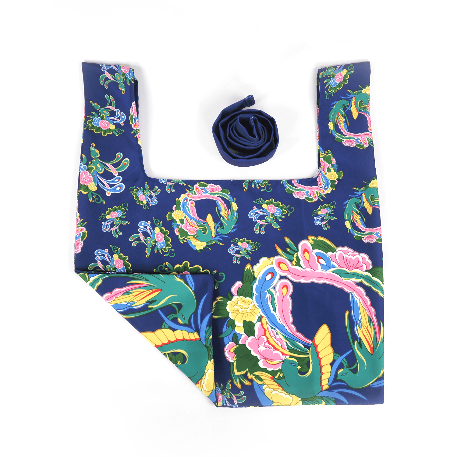 Northeast China Big Flower Eco-Friendly Durable Canvas Bag-6