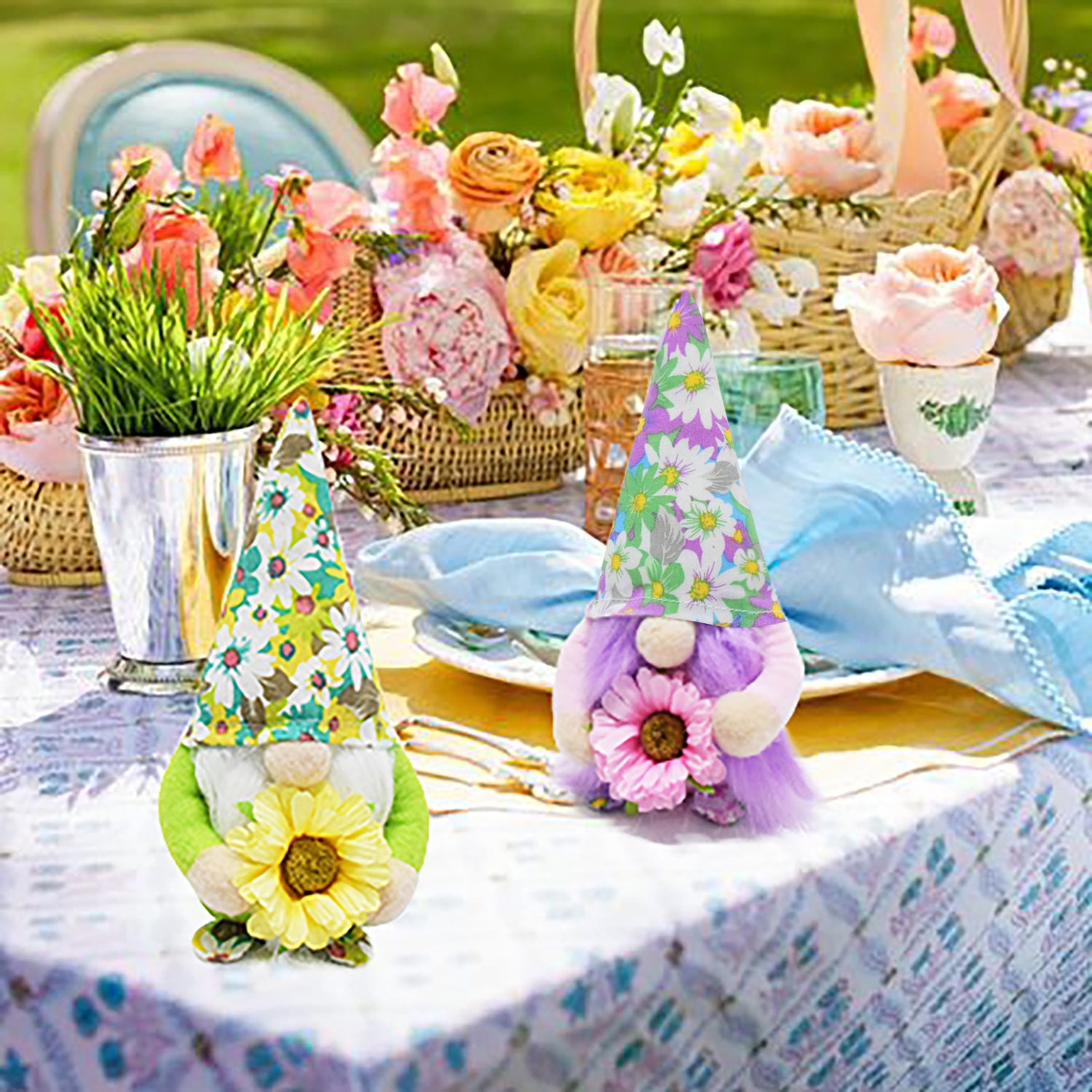 Blume Baby Puppe Ostern Blumen dekorative Ornamente