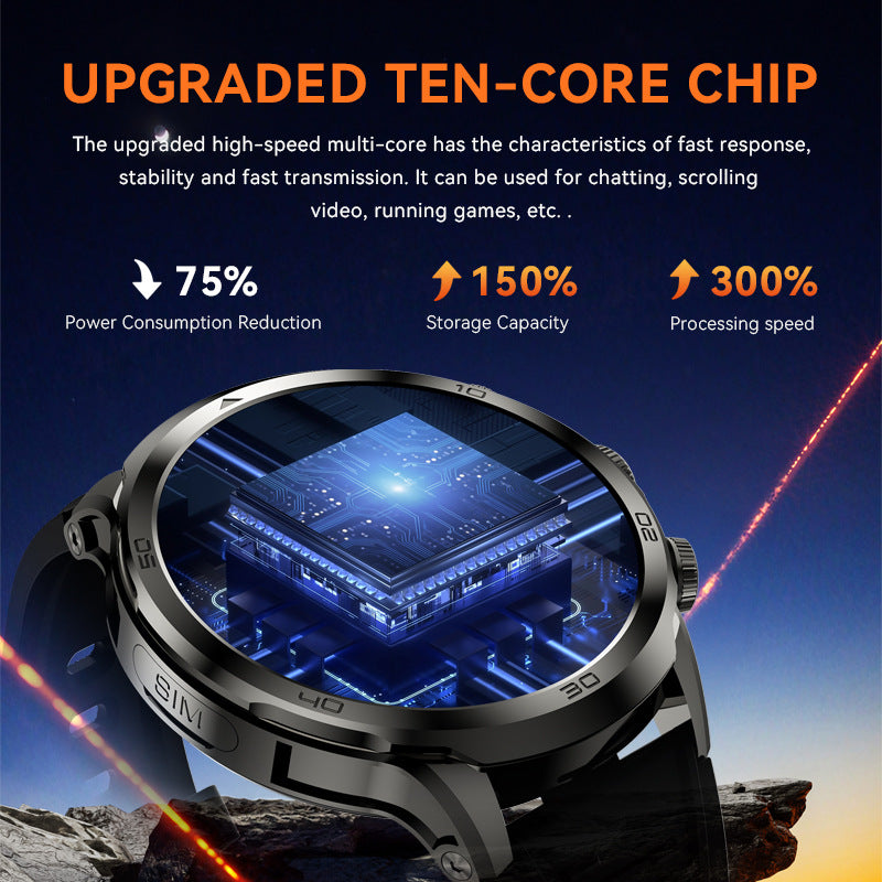 H19 Round Screen Smart Watch Phone Watch HD Camera Function